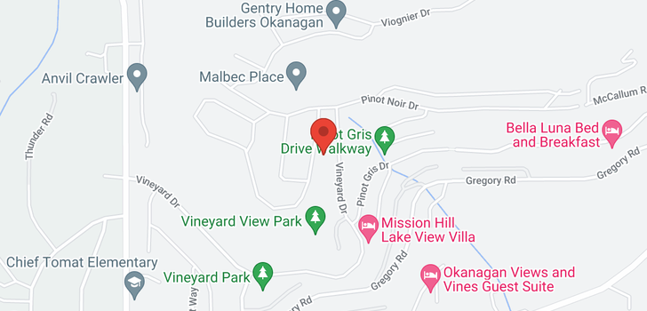 map of 3221 Vineyard View Drive